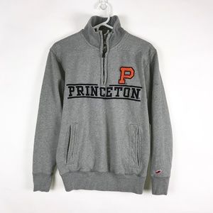 Princeton 1/4 Zip Cotton Pullover Sweatshirt Small